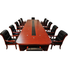 a112 平面填心会议台 +12#会议椅   按房间尺寸设计
